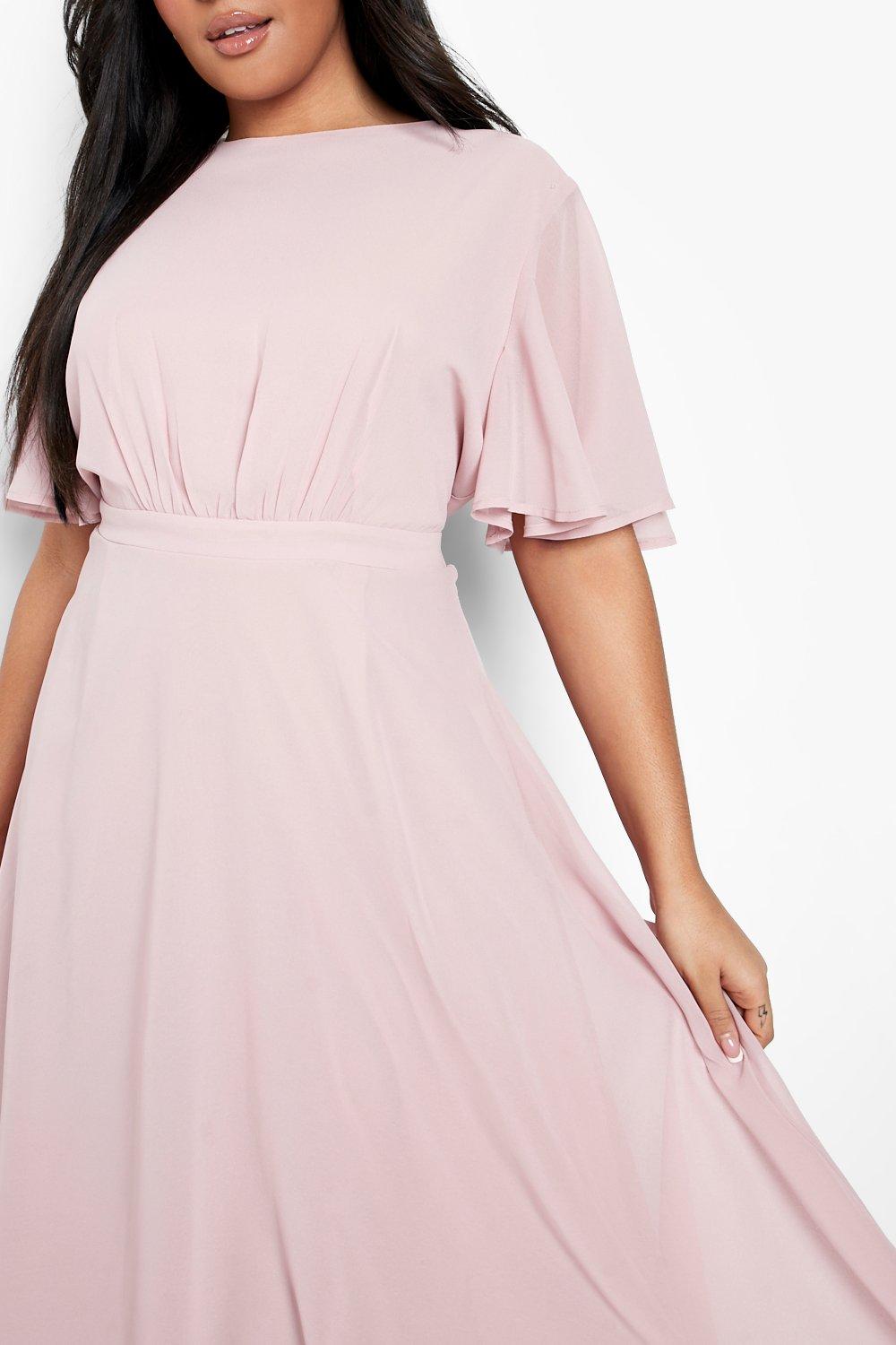 Angel sleeve 2025 skater dress